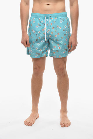 All-Over Floral-Printed Swim Shorts