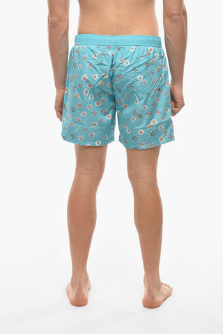 All-Over Floral-Printed Swim Shorts