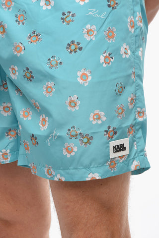 All-Over Floral-Printed Swim Shorts