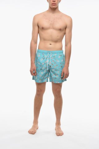 All-Over Floral-Printed Swim Shorts