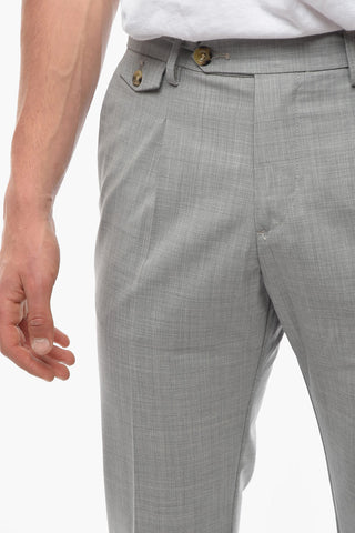Virgin Wool RAVAL Single-Pleat Pants