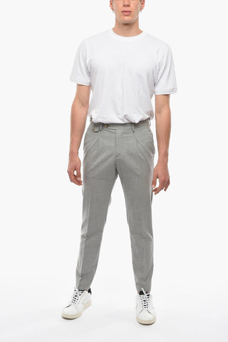 Virgin Wool RAVAL Single-Pleat Pants