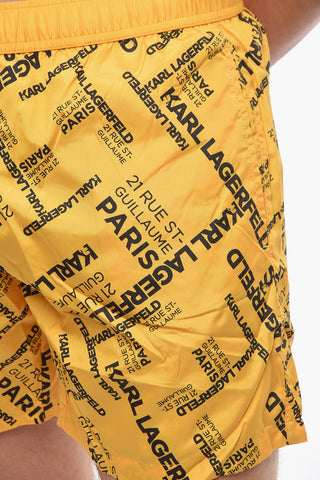 RUE ST-GUILLAME Printed Swim Shorts