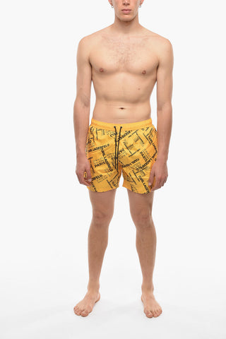 RUE ST-GUILLAME Printed Swim Shorts