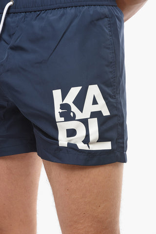 Costume da Bagno Boxer CARRY OVER Con Maxi Logo