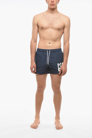 Costume da Bagno Boxer CARRY OVER Con Maxi Logo