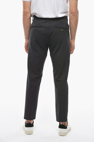 Pantaloni MITTE a una Pince con Elastico in Vita