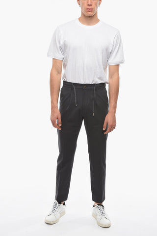 Pantaloni MITTE a una Pince con Elastico in Vita
