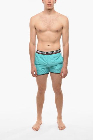 Logoed Elastic Band CARRY OVER Swim Shorts