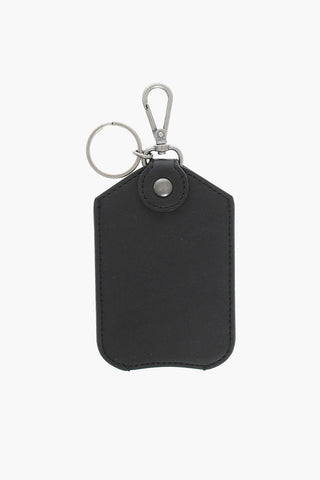 Solid-colored Keyring with Embossed Logo