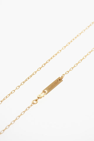Collana in Argento con Pendente a Forma di Caramella