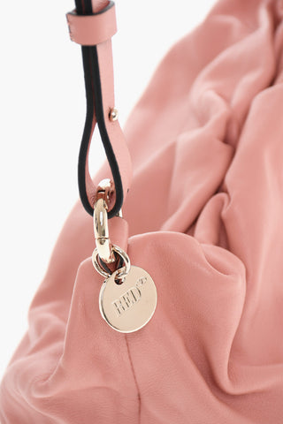 Borsa a Mano in Pelle con Tracolla Removibile e Stampa Logo