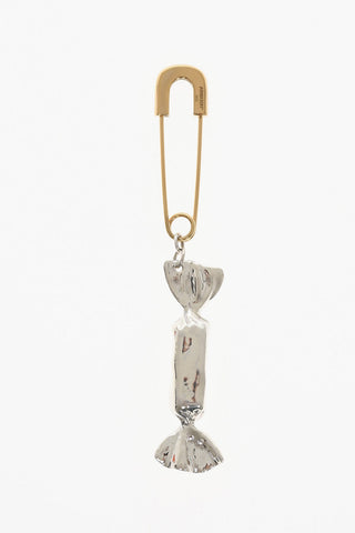 Silver Single Earring with Candy Charm