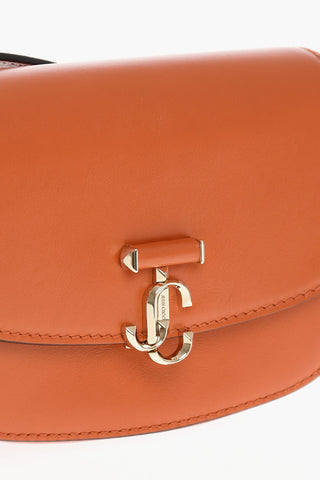 Leather VARENNE SATCHEL Crossbody Bag with Golden Details