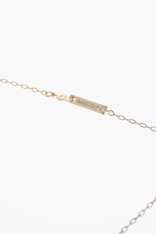 Collana in Argento con Pendente a Forma di Caramella