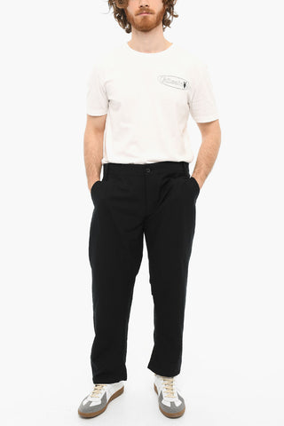 Pantaloni 4 Tasche In Cotone
