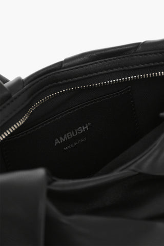 Nappa Nejiri Clutch with Pleated Details