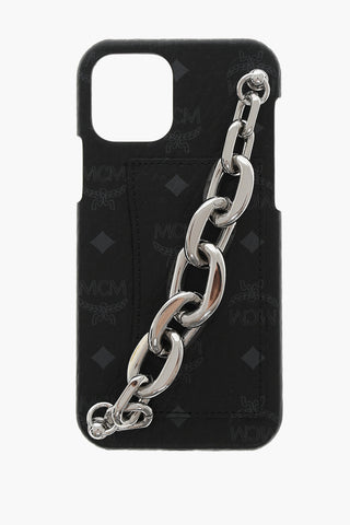 All Over Monogram Cover for iphone 12/12 PRO with chain embellishment