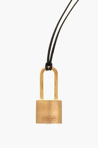 Necklace with Pendant in the Shape of a Padlock