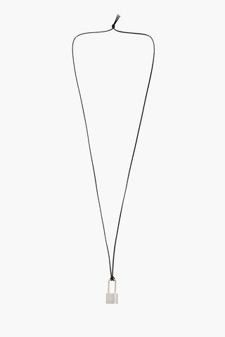 Necklace with Padlock Shape Pendant