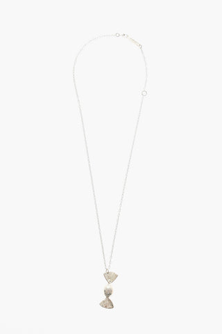 Silver Necklace with Candy Shaped Pendant