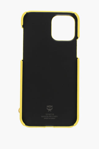 Leather Iphone 12/12 Pro Case with Pocket and Removable Shoulder Strap 
