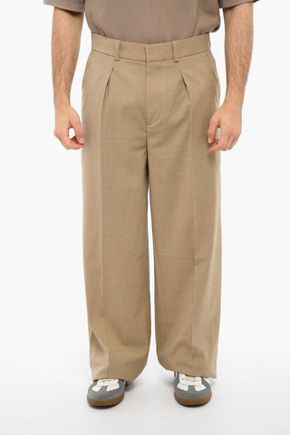 Wide-leg Pleat-front CIAN Trousers