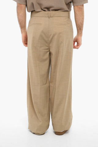 Wide-leg Pleat-front CIAN Trousers