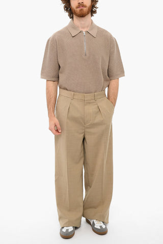 Wide-leg Pleat-front CIAN Trousers