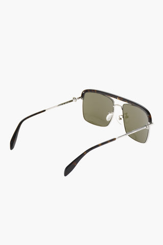 Occhiali da Sole Aviator con Dettagli Tartarugati