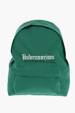 UNDERCOVERISM Zaino a Tinta Unita con Logo Ricamato