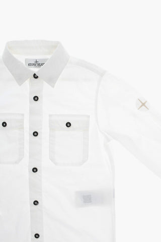 Double-pocket Shirt with Contrasting Buttons