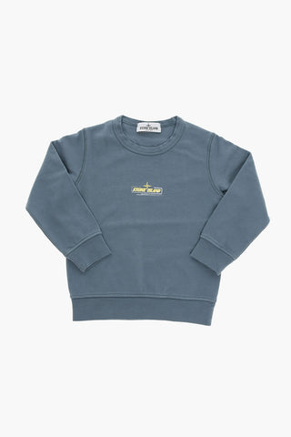 Crewneck Sweatshirt with Logo Lettering Print