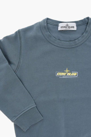 Crewneck Sweatshirt with Logo Lettering Print