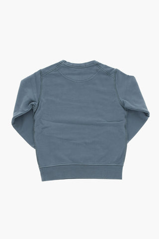 Crewneck Sweatshirt with Logo Lettering Print