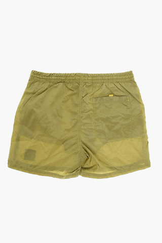 Nylon Swimshorts with Logo Patch