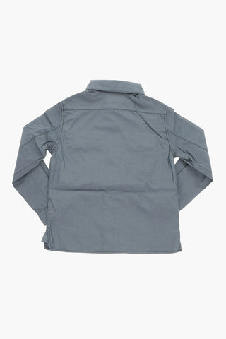 Double-pocket Shirt with Contrasting Buttons