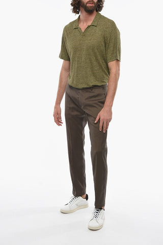 Herringbone Virgin Wool VENEZIA Pants