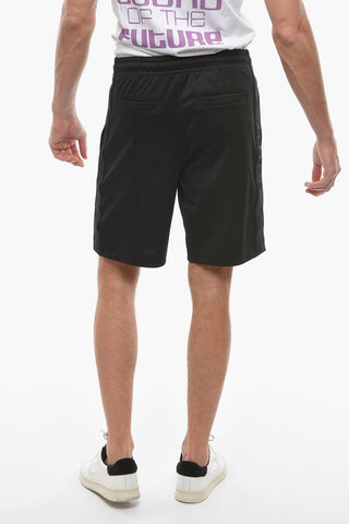 Shorts con Coulisse e Bande Logate Laterali