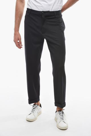 EMPORIO Cuffed Tapered Fit Pants