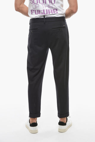 EMPORIO Pantaloni Tapered Fit con Risvolto