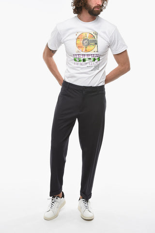 EMPORIO Pantaloni Tapered Fit con Risvolto