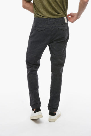 Tapered Fit MARAIS Chino Pants with Polka Dot Motif