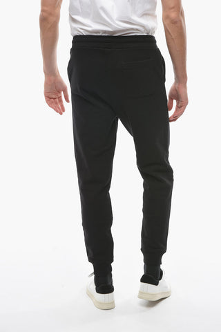 Joggers NORSBRO in Tinta Unita con Stampa Logo a Contrasto