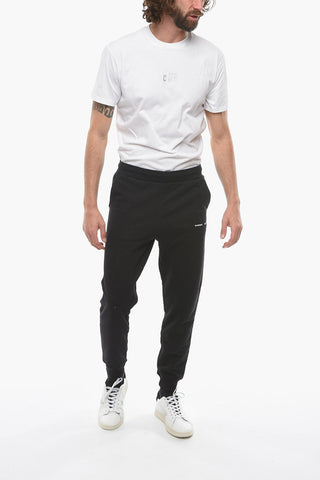 Joggers NORSBRO in Tinta Unita con Stampa Logo a Contrasto