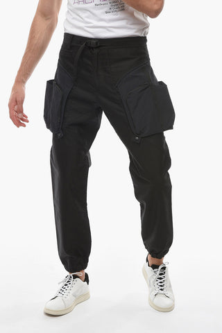 Multipocket Utility Trousers with Safety Belt