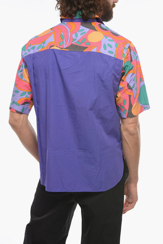 Short-sleeve LABILI Shirt with Multicolored Print