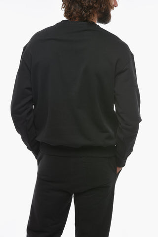 COUTURE! Crew-neck Sweatshirt with Contrasting Logo Print
