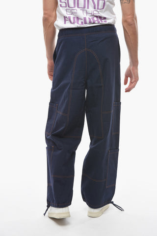 Jeans BAMAKO a Gamba Ampia con Coulisse Multicolor