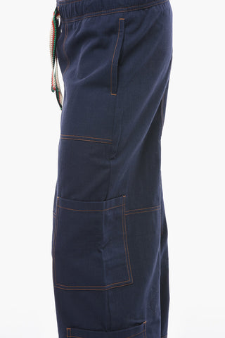 Jeans BAMAKO a Gamba Ampia con Coulisse Multicolor